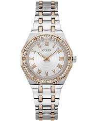 Guess - Analog Two-tone Stainless Steel Watch 36mm - Lyst