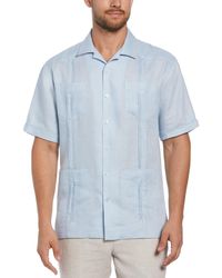 Cubavera - 100% Linen Short Sleeve 4 Pocket Guayabera Shirt - Lyst