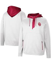 Colosseum Athletics - Oklahoma Sooners Luge 3.0 Quarter-zip Hoodie - Lyst