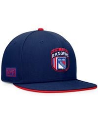 Fanatics - Navy New York Rangers 2024 Nhl Draft Snapback Hat - Lyst