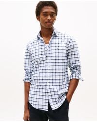 Tommy Hilfiger - Heritage Oxford Easy Check Regular Long Sleeve Shirts,breezy Blue/check X-small - Lyst