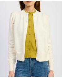 En Saison - Rosalie Crewneck Cardigan Sweater - Lyst