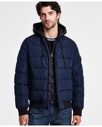 Michael Kors - Hooded Puffer Bomber Jacket - Lyst