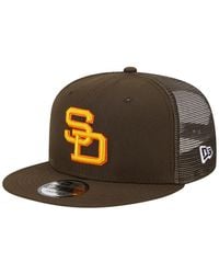 KTZ - San Diego Padres Cooperstown Collection Team Color Trucker 9fifty Snapback Hat - Lyst