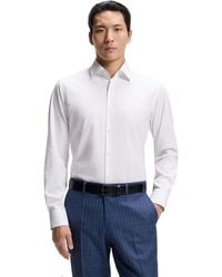 BOSS - Boss By Stretch Cotton Regular-fit Dress Shirt - Lyst