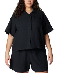 Columbia - Plus Size Holly Hideaway Breezy Short-sleeve Top - Lyst