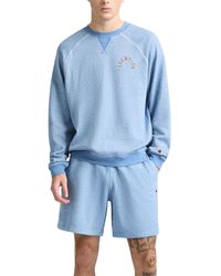 Champion - Raglan Crewneck Logo Sweatshirt - Lyst