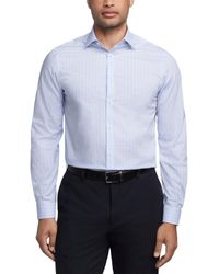 Michael Kors - Regular-fit Comfort Stretch Check Dress Shirt - Lyst