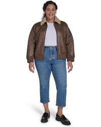 Levi's - Plus Size Long Sleeves Western Bomber Jacket - Lyst