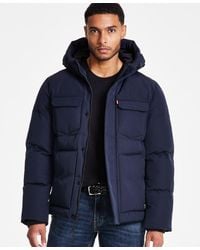 Levi's - Quilted Hooded Puffer Jacket - Lyst