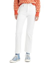 Levi's - Wedgie Straight-leg High Rise Cropped Jeans - Lyst