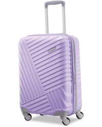 American Tourister Tribute Dlx 20" Carry-on Luggage - Purple