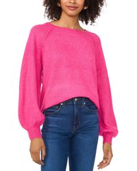Vince Camuto - Crewneck Raglan Puff-sleeve Sweater - Lyst