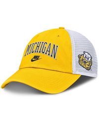 Nike - Michigan Wolverines Club Legacy Adjustable Trucker Hat - Lyst
