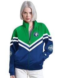 Starter - Minnesota Timberwolves Fan Club Mock Neck Full-zip Track Jacket - Lyst
