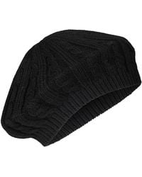 Ralph Lauren - Core Cable Knit Beret Hat - Lyst