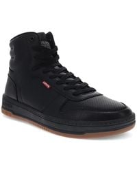 Levi's - Drive High Top Faux-leather Lace-up Sneakers - Lyst