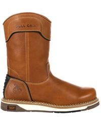 Georgia Boot - Amp Lt Wedge Pull On Work Boot - Lyst