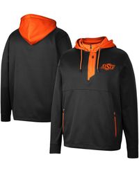 Colosseum Athletics - Oklahoma State Cowboys Luge 3.0 Quarter-zip Hoodie - Lyst