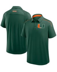 Fanatics - Miami Hurricanes Take The Lead Defender Raglan Polo Shirt - Lyst