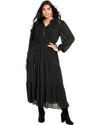 Avenue - Jasmine Tiered Maxi Dress - Lyst