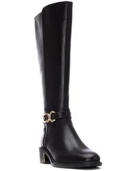 Xti - Block Heel Tall Boots By - Lyst