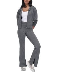 DKNY - Sport Space-dyed Flared-leg Vent-hem Pants - Lyst