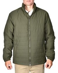 Vintage 1946 - Quilted Full-zip Stand-collar Puffy Jacket - Lyst