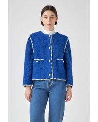 English Factory - Faux Shearling Jacket - Lyst