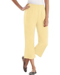 Woman Within - Within 7-day Knit Capri - Lyst