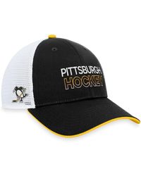 Fanatics - Pittsburgh Penguins Authentic Pro Alternate Jersey Trucker Adjustable Hat - Lyst