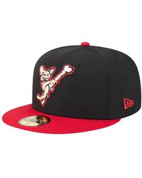 KTZ - Black/red El Paso Chihuahuas Authentic Collection 59fifty Fitted Hat - Lyst