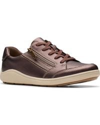 Clarks - Bryianne Bayla Round Toe Sneakers - Lyst