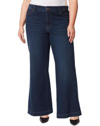 Jessica Simpson - Trendy Plus Size True Love Trouser Wide-leg Jeans - Lyst