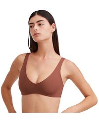 Gottex - Plus Size Solid V Neck Bikini Bra Swim Top - Lyst