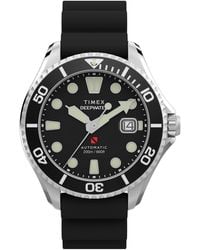 Timex - Mechanical Automatic Hnbr Rubber Watch - Lyst