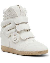 Steve Madden - Mavis High-top Lace-up Wedge Sneakers - Lyst