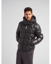 Jacket - Ez Boxed Hooded Racer Puffer Jacket - Lyst