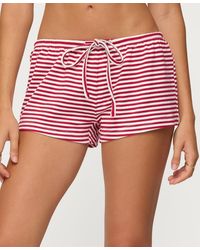 Edikted - Jainee Striped Drawstring Shorts - Lyst