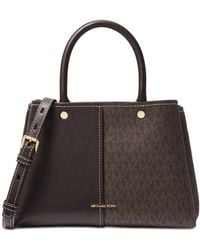 Michael Kors - Michael Flora Medium Satchel - Lyst