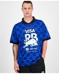 BOSS - Hugo By Fanwear Oversized Short Sleeve Open-collar Check Logo Graphic Polo Shirt - Lyst