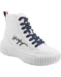 Tommy Hilfiger High-top sneakers for Women | Online Sale up to 68% off |  Lyst