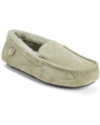 Dearfoams - Fireside By Melbourne Genuine Shearling Moccasin Slipper - Lyst