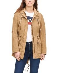 levi's hooded utility jacket women's