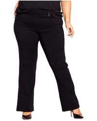 City Chic - Plus Size Smart Bengaline Pant - Lyst