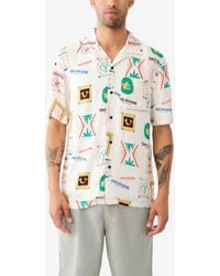 True Religion - Short Sleeve Camp Collar Resort Shirt - Lyst