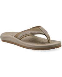 White Mountain - Bays Round Toe Flat Sandals - Lyst