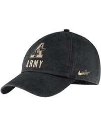 nike men's army black knights green rival h86 adjustable hat