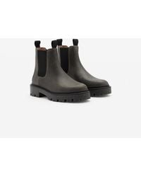 Mango - Leather Chelsea Ankle Boots - Lyst