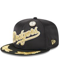 KTZ - Los Angeles Dodgers 2025 59fifty Day Gold Leaf 59fifty Fitted Hat - Lyst